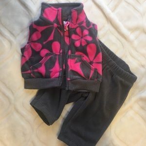 Infant fleece outfit
